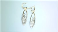 Earrings Woman in Gold Zirconia PEND ZIRC D UD/C 3.6 G